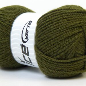 4x100gr Favorite Dark Green Worsted
