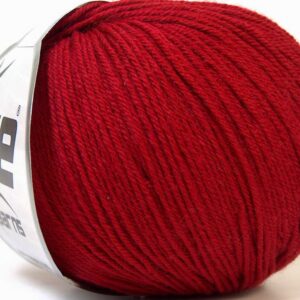 6x50gr Baby Merino Dark Red