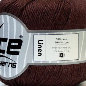 6x50gr Linen Dark Brown