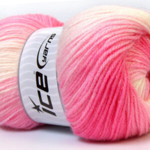 4x100gr Baby Batik Pink Shades, White