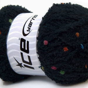 4x100gr Puffy PomPom Black