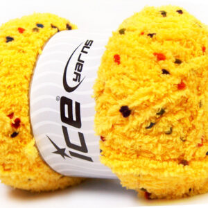 4x100gr Puffy PomPom Dark Yellow