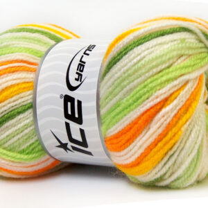 4x100gr GumBall Green Shades, Orange, Yellow, White