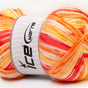 4x100gr Candy Baby Red, Orange, Yellow, White