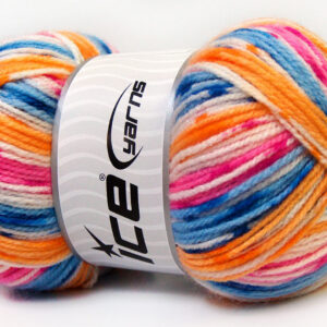 4x100gr Candy Baby Blue, Pink, Orange, White