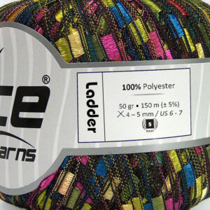 6x50gr Ladder Blue, Green, Yellow, Pink Trellis