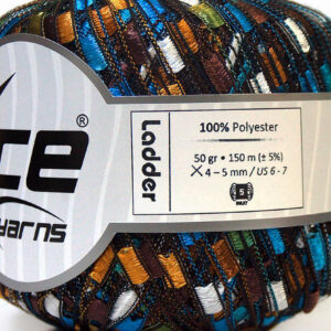 6x50gr Ladder Blue, Green, Brown, Gold Trellis