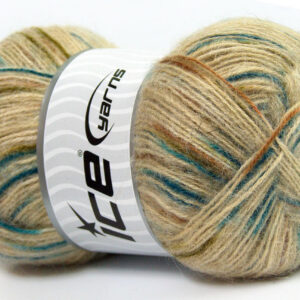 4x100gr Angora Supreme Color Beige, Blue, Brown