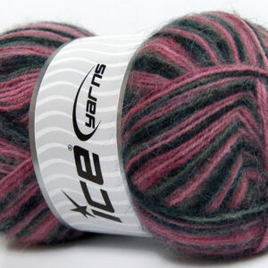 4x100gr Angora Supreme Color Black, Grey, Pink Shades