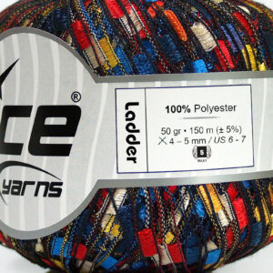 6x50gr Ladder Red, Blue, Yellow, Navy, Gold, Orange Trellis