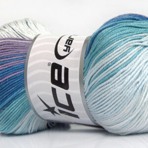 4x100gr Camilla Cotton Magic Blue Shades, Lilac Shades