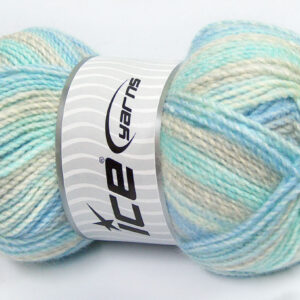 2x200gr Mosaic Light Blue, Mint Green, Light Grey