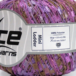 6x50gr Mini Ladder Orchid, Lilac, Camel Trellis