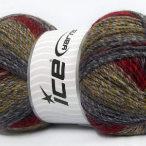 2x200gr Mosaic Burgundy, Grey, Olive Green