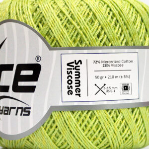 6x50gr Summer Viscose Light Green
