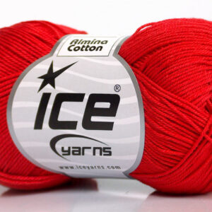6x50gr Almina Cotton Bright Red