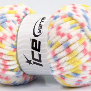 4x100gr Chenille Baby Colors Pink, Lilac, Yellow, White
