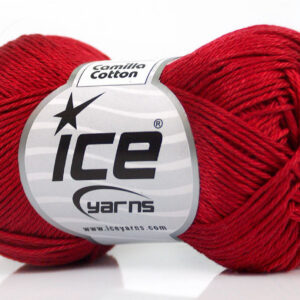 6x50gr Camilla Cotton Dark Red