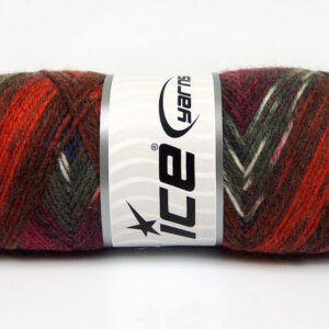4x100gr Bonito Ethnic Blue, Burgundy, Copper, Grey Shades, White