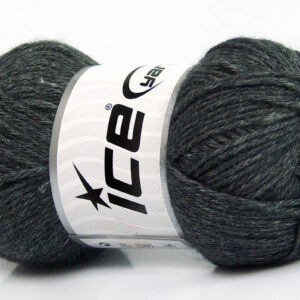 4x50gr Silk Merino DK Anthracite Black