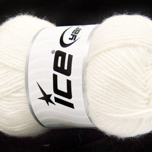 4x50gr Silk Merino DK Ecru