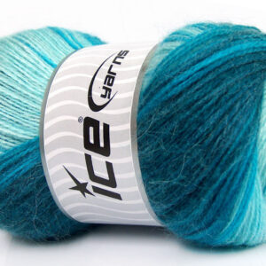 4x100gr Angora Active Turquoise Shades