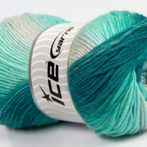 4x100gr Lana Bella Turquoise Shades