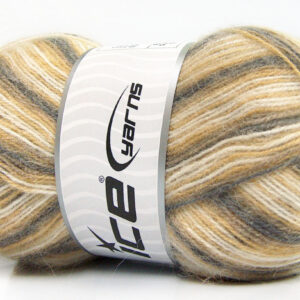 4x100gr Angora Supreme Color Grey, Cream, Beige