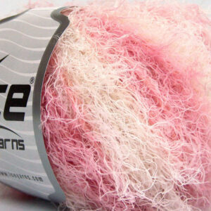 8x50gr Modena Viscose Pink Shades, White
