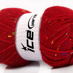 4x100gr Favorite Tweed Red, Rainbow