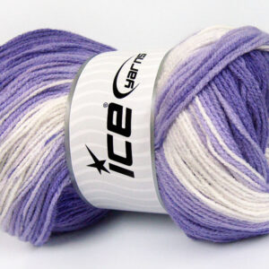 4x100gr Baby Batik Lilac Shades, Cream