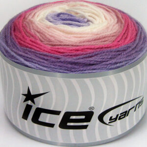 3x100gr Cakes Baby Fine Lilac Shades, Pink Shades, White