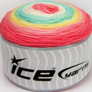 3x100gr Cakes Baby Fine Salmon, Pink, Yellow, Mint Green, White