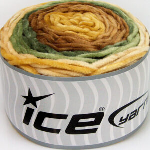 2x150gr Cakes Chenille Brown Shades, Khaki