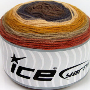 2x150gr Cakes DK Olive Green, Brown Shades, Dark Grey