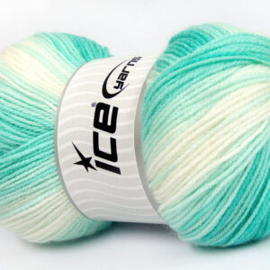 4x100gr Baby Batik Mint Green, White