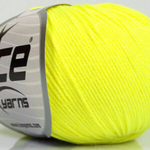 4x50gr Amigurumi Cotton Neon Yellow