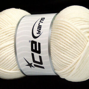 4x100gr Lorena Worsted Ecru