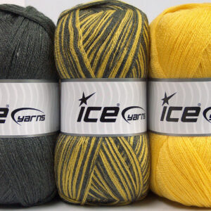3x100gr Baby Ombre Grey, Yellow