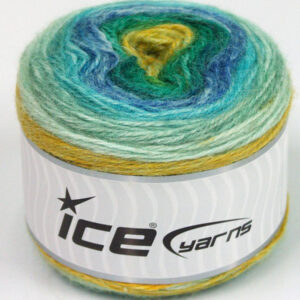 3x100gr Cakes Alpaca Turquoise, Blue, Green Shades