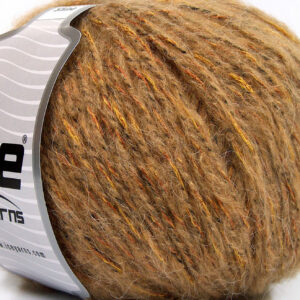 4x100gr Alpaca Shine Light Brown, Gold, Black, Green