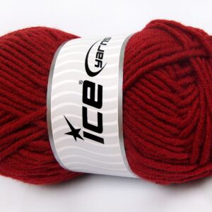4x100gr Merino Chunky Dark Red
