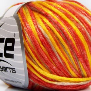 8x50gr Rockabilly Color Red, Yellow, Light Beige