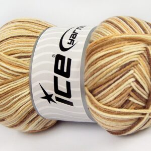4x100gr Lorena Color Brown, Cream, Camel
