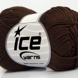 6x50gr Giza Cotton Dark Brown