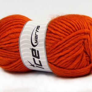 4x100gr Mohair Bulky Orange