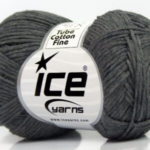 8x50gr Tube Cotton Fine Dark Grey