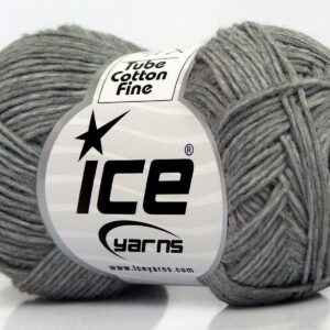 8x50gr Tube Cotton Fine Grey Melange