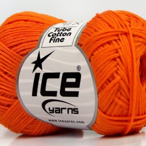 8x50gr Tube Cotton Fine Orange