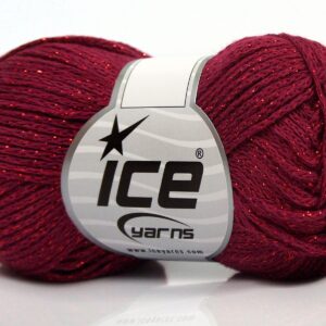 8x50gr Elegant Metallic Cotton Dark Fuchsia